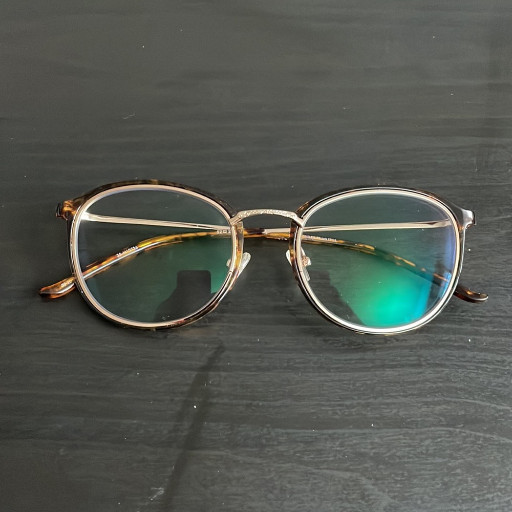Ottoto Bellona Tortoise with Gold BlueLight Glasses
